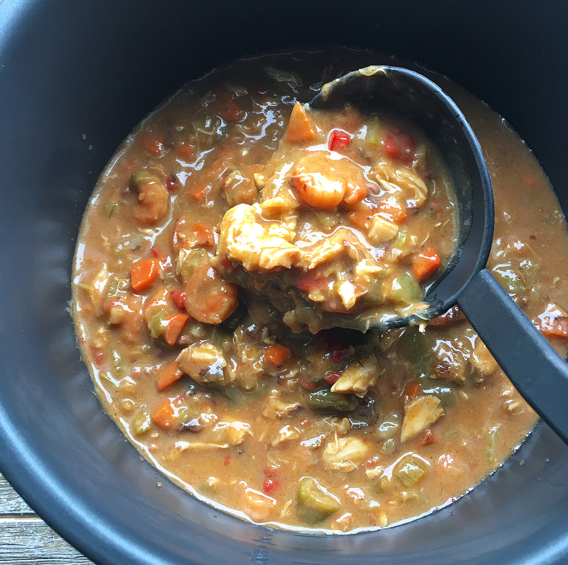 Easy Seafood Gumbo CrockPot® 6Quart Express Crock MultiCooker
